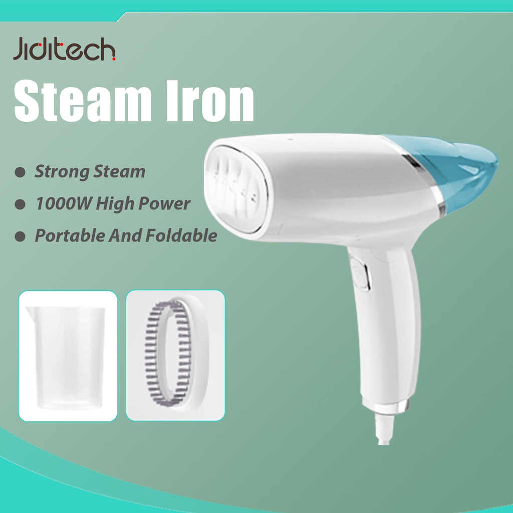Jiditech 1000W Steam Iron Garment Steamer Travel Steam Iron Home Steam Iron Handheld Steamer