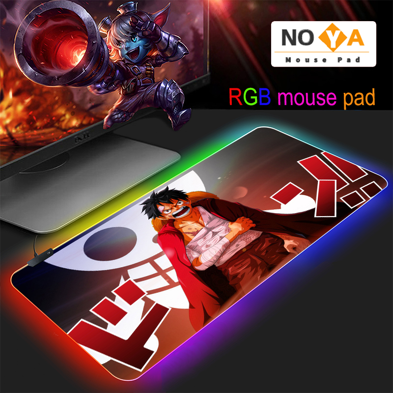 [one piece] NOYA RGB Mouse Pad Gaming Small RGB Mouse Pad Gamer