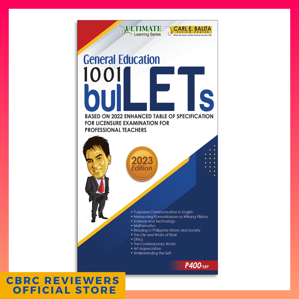 CBRC 2023 Edition General Education 1,001 BulLETs | Shopee Philippines