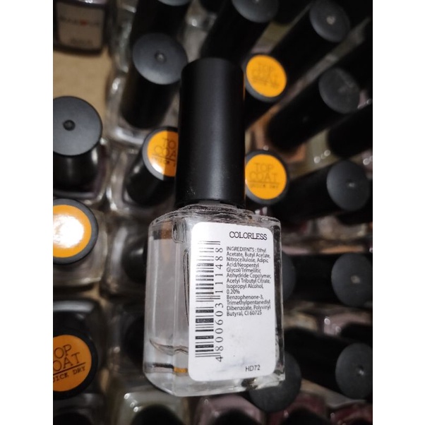 NAILOVE COLORLESS / MATTE TOP COAT / TOP COAT QUICK DRY / STARRY SILVER  12ml | Shopee Philippines