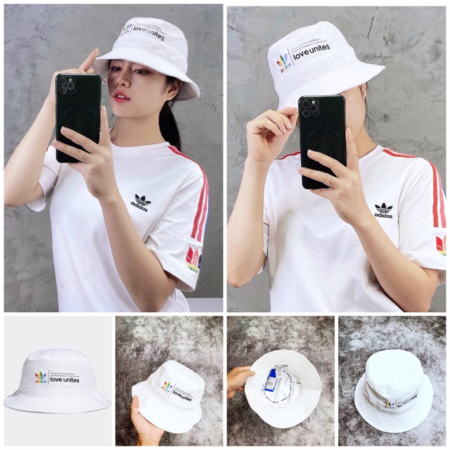 Adidas PRIDE 2 BUCKET Hat | Shopee 
