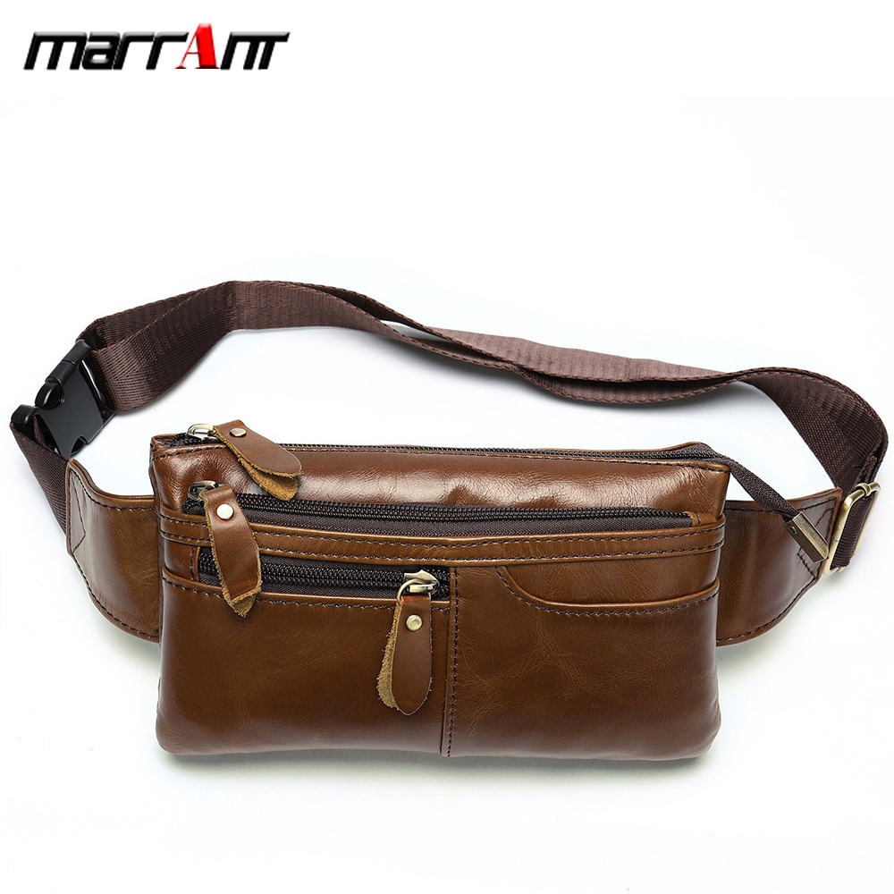 belt bag black leather