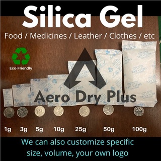 ☒☾▲FDA Approve Silica Gel Desiccant for Food, Med. Leather, Bags, Shoes Abosrb moisture,, anti molds