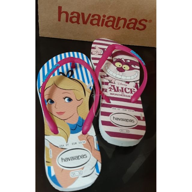 havaianas alice in wonderland