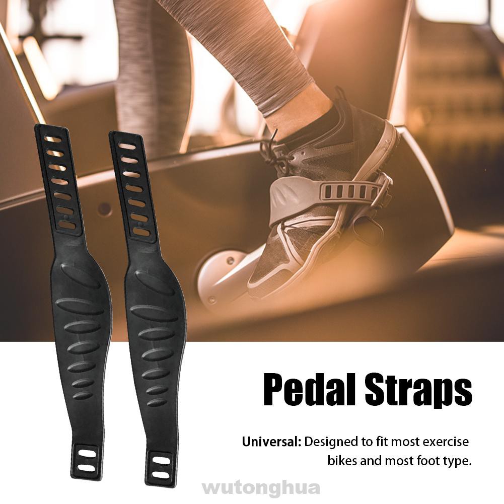 1pair Bicycle Home Gym Exercise Bike Pedal Straps Fitness PP Replacement Parts