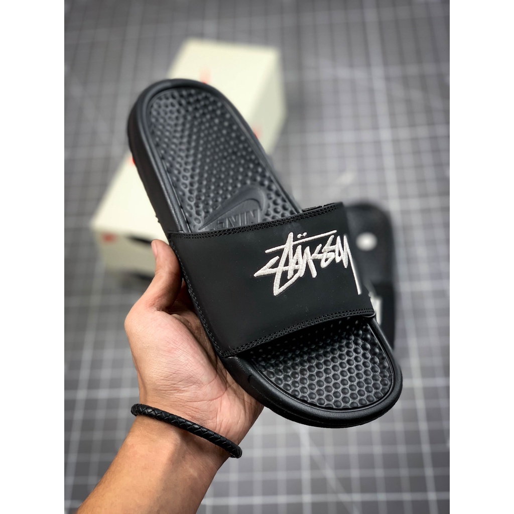 stussy nike slippers