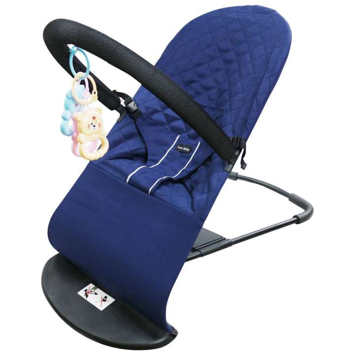 Foldable Soft Newborn Baby Bouncing Chair Seat Safety Balanced Rocking