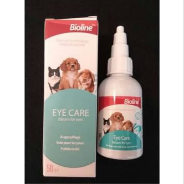 BIOLINE EYE CARE for Puppy Puppies Dogs and Cats Kittens Pets Animals Eye  Drops 50ml | Shopee Philippines
