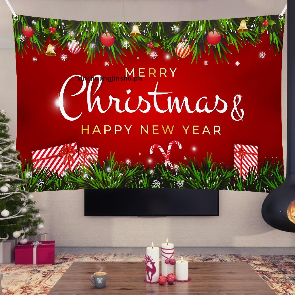 new> Christmas Decorations Merry Christmas Background Scene Setters  Backdrops [xinchuangjinshu] | Shopee Philippines” style=”width:100%”><figcaption style=