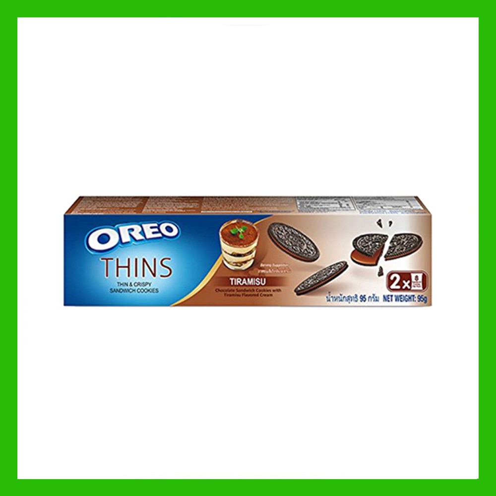 Oreo Thins Tiramisu Sandwich Cookies 95g | Shopee Philippines