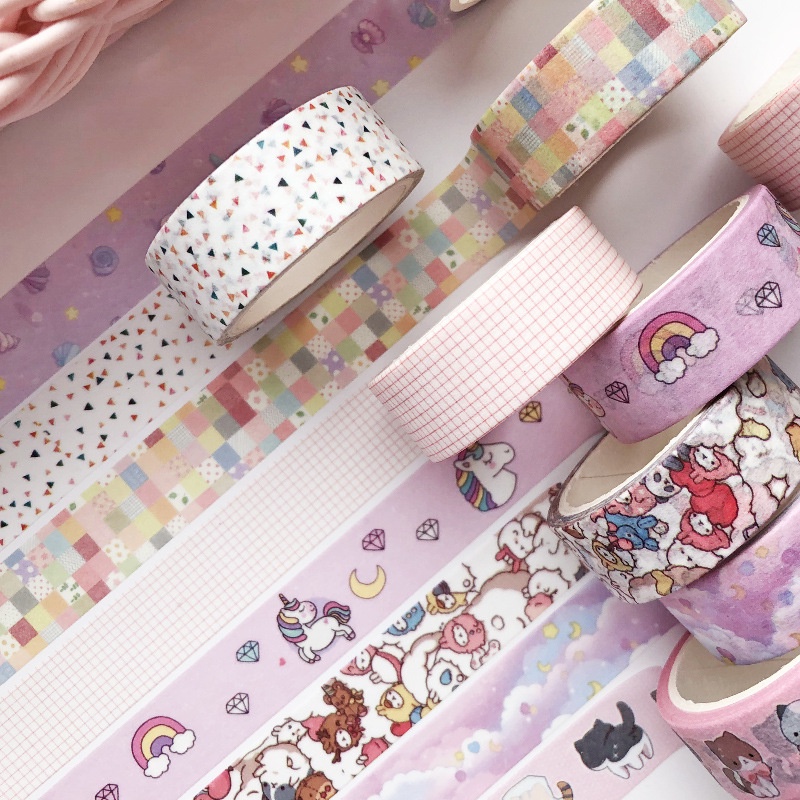 1 Roll Variety Girl Series Cute Journal Washi Tape Scrapbooking Washi