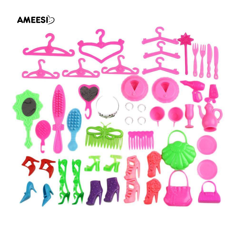 barbie hair accessories set