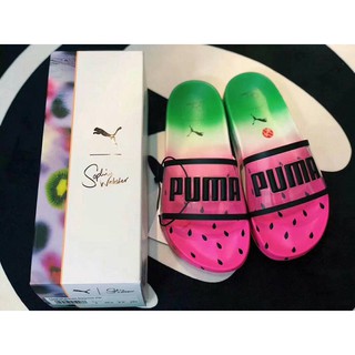 puma watermelon sandals