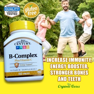 [USA] 21st Century Vitamin B complex Vitamin C Calcium Bone Osteoporosis Strong Muscles Manhid Ugat