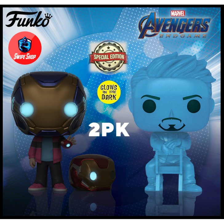morgan stark and tony stark funko
