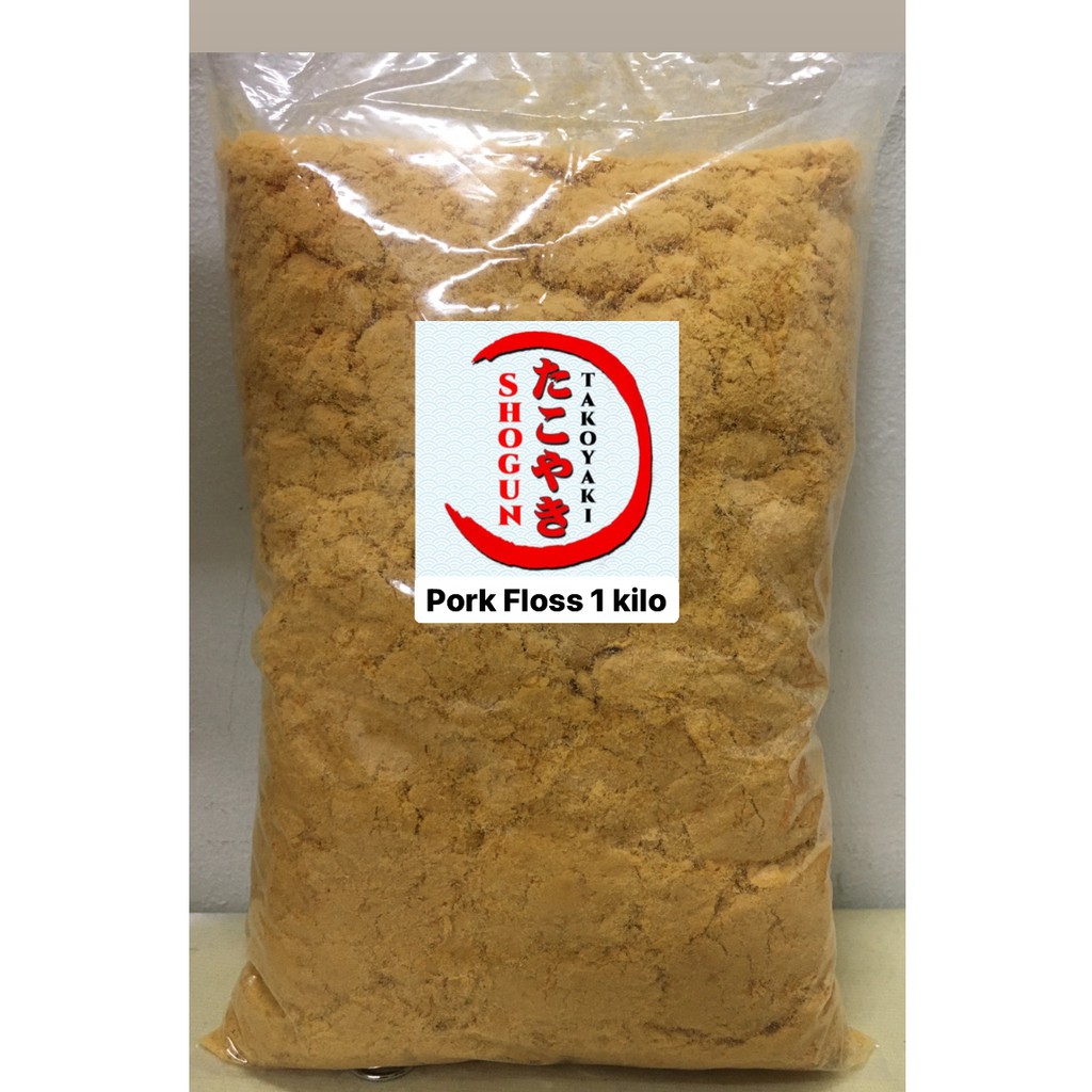 Pork Floss 1 kilo / Pork Floss Takoyaki topping / Ma Hu / Meat Floss