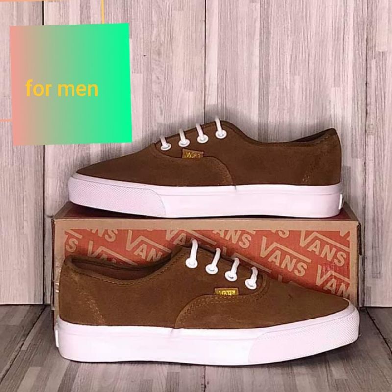 vans men brown