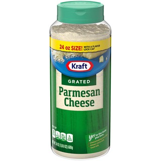 KRAFT Grated Parmesan Cheese - BIG BOTTLE - 24 oz / 680g