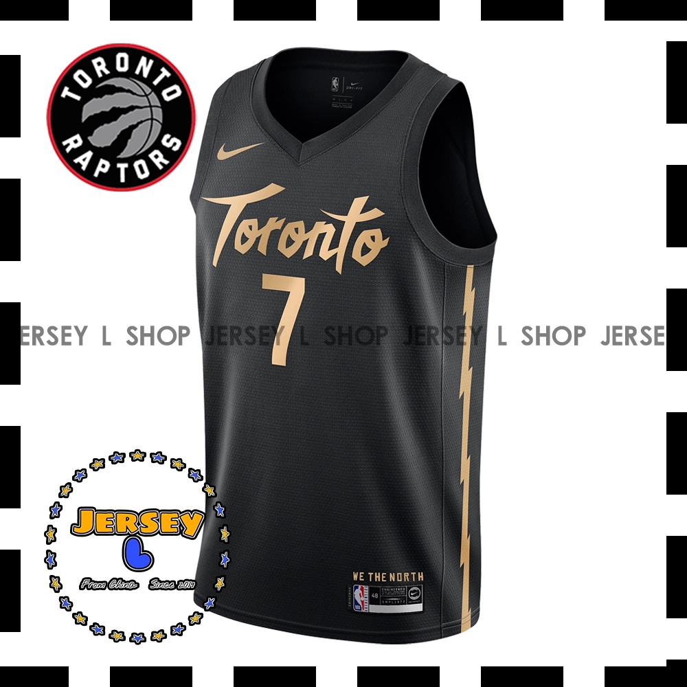 raptors jersey black gold