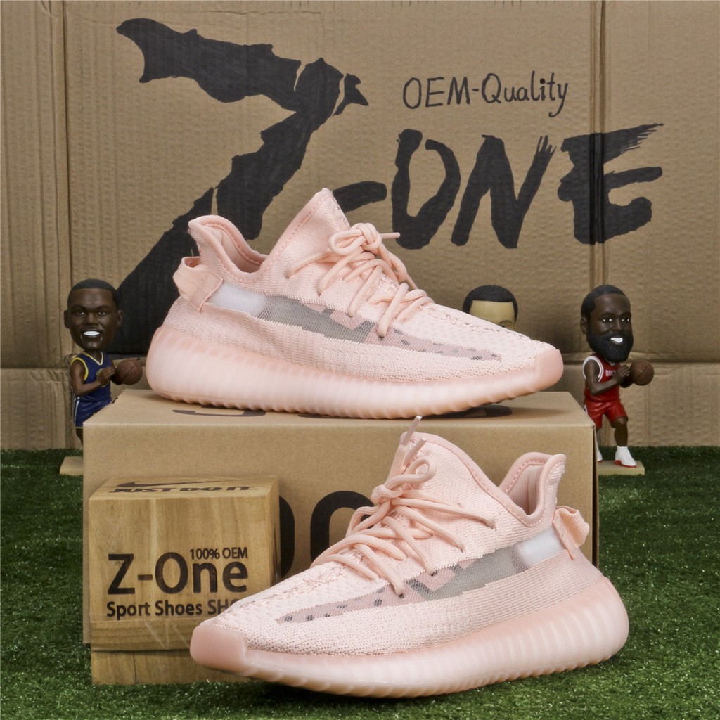 pink yeezys womens