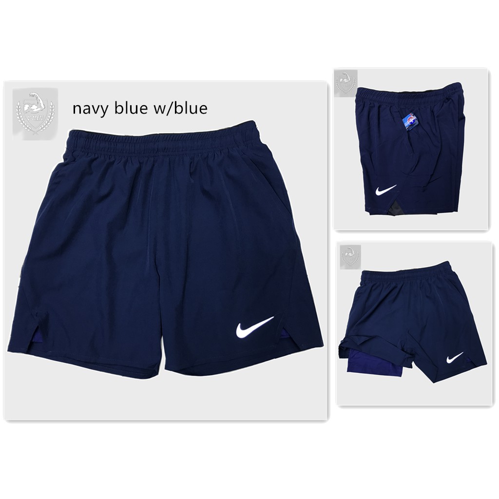 nike navy blue shorts mens