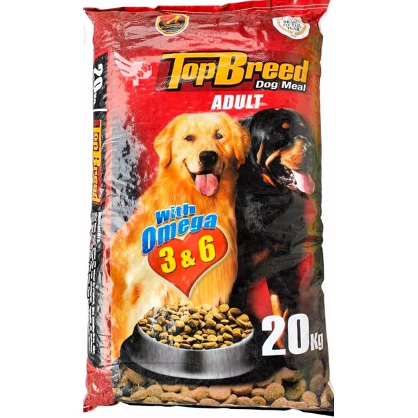 Top Breed Dog Food Adult 20 Kilos 20 kg Shopee Philippines