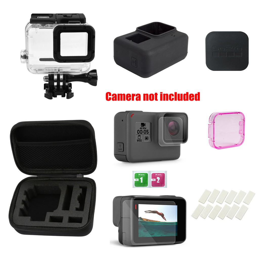 8 In 1 Gopro Hero 7 6 5 Accessories Outdoor Sport Camera Kit Shopee Philippines