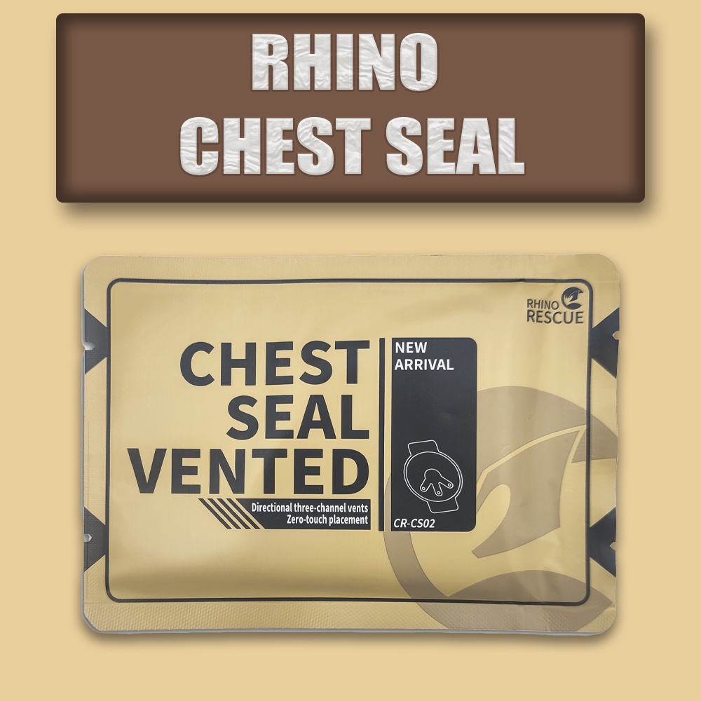 RHINO Chest Seal medical chest seal vented 3 holes two handles Prevent