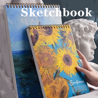 Drawing blank sketch book hand-painted A4 sketch book watercolor sketch book color lead art book