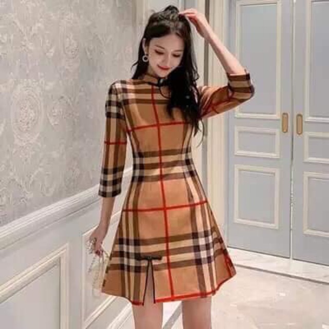 burberry print dress replica