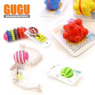 【Ready Stock】¤❧☃GUGUpet dog dental chew natural rubber toy