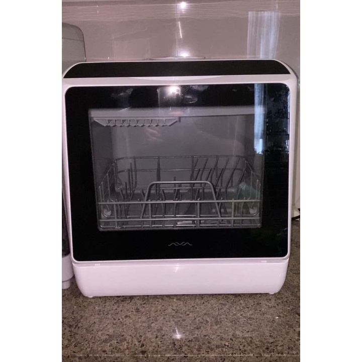 AVA Mini Dishwasher w Extra Drying Automatic Countertop w FREE Powder Detergent Small Sterilizer