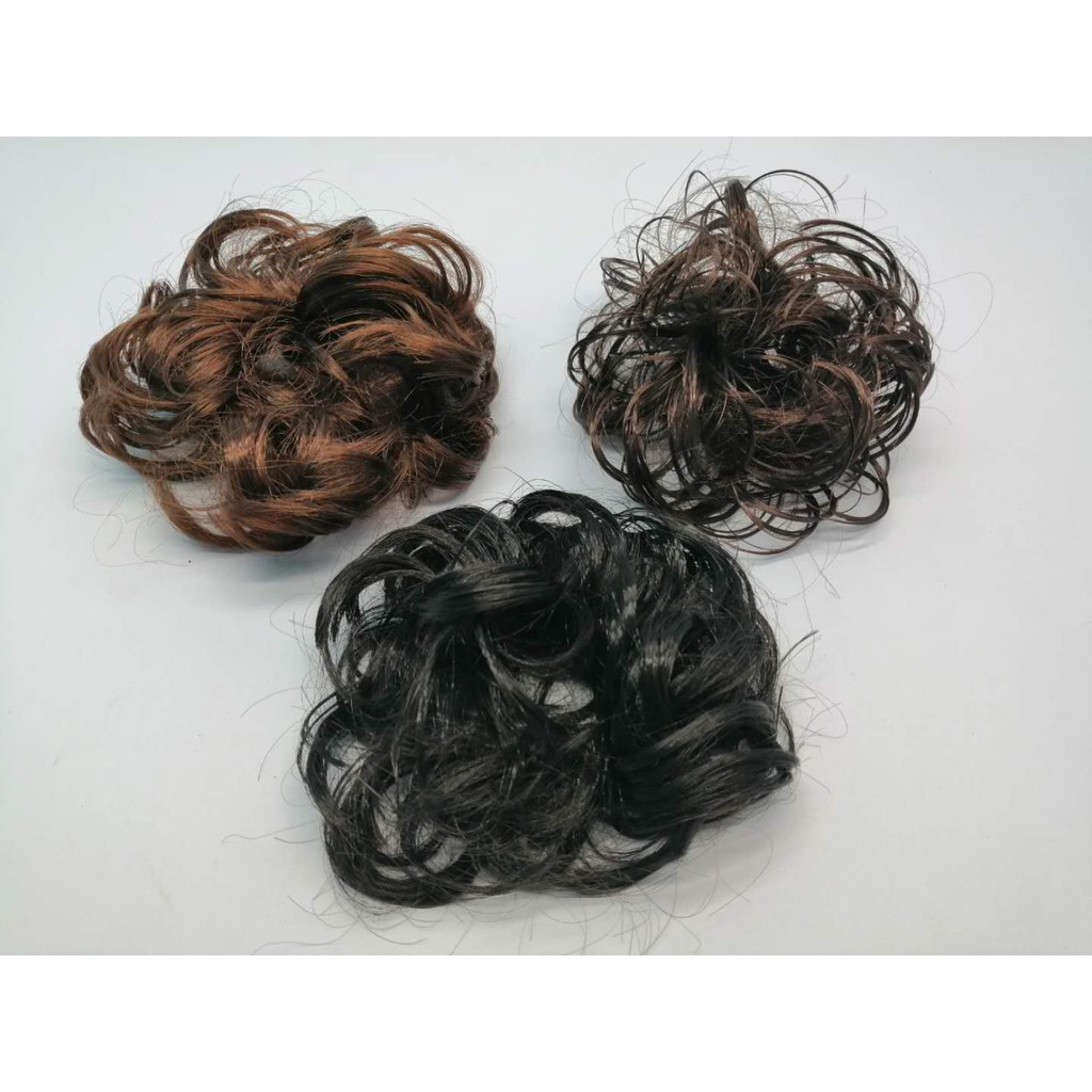 Fake Hair Bun With Different Hair Color Shopee Philippines