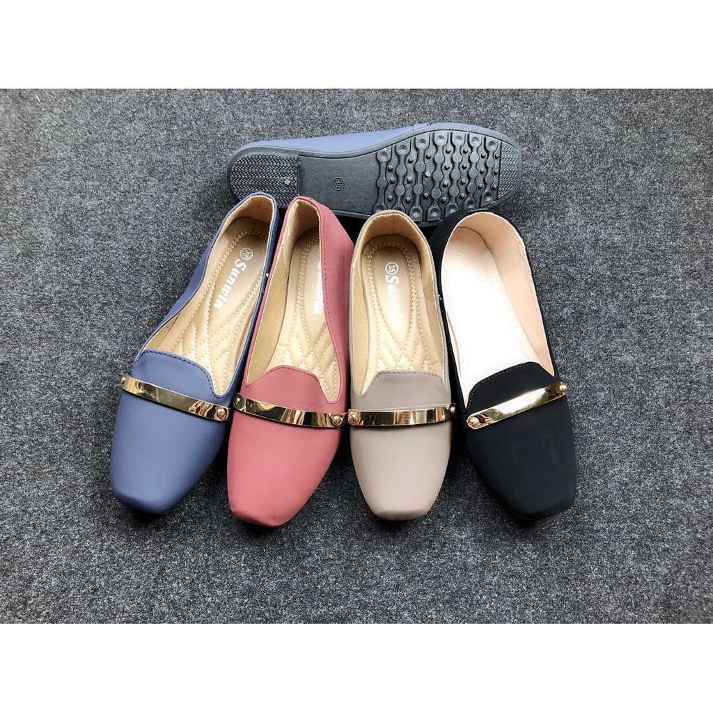 Korean Women doll shoes flat shoes loafers black shoe 201