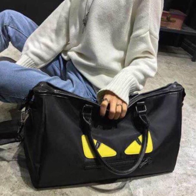 fendi monster duffle bag