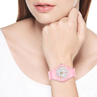 Casio (LRW-200H-4B2VDF) Pink Resin Strap 100 Meter Quartz Watch for Women #5