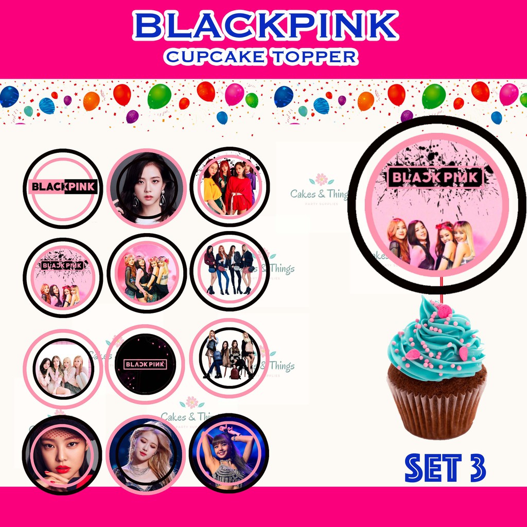 blackpink customized cake cupcake topper shopee philippines