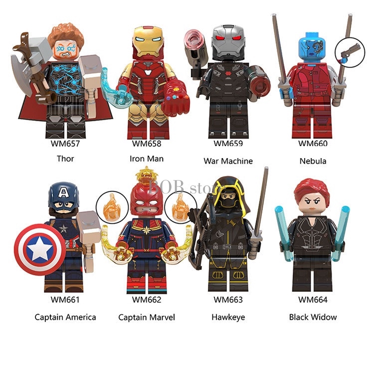 Lego Avengers 4 Iron Man Mini Figures 