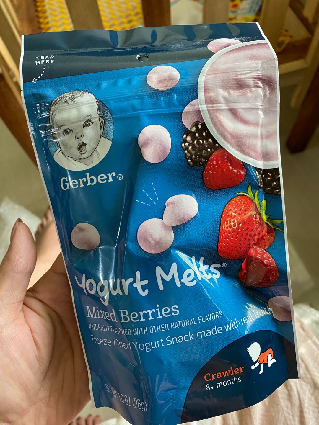 gerber yogurt melts strawberry