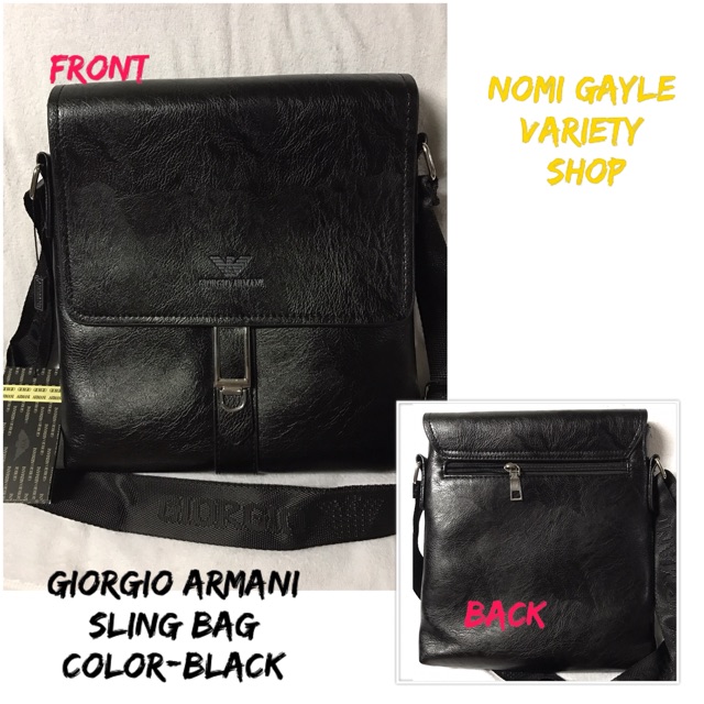 giorgio armani sling bag price