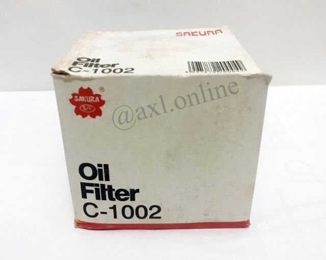 C 1002 Sakura Oil Filter For Kia Pride Mitsubishi Pajero 6g74 Shopee Philippines