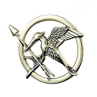 Hunger Games Movie ”Mockingjay”  LOGO Prop Rep Pin Metal Brooches #4
