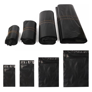 100pcs black courier pouch plain pouch express pouch Parcel Pouch Shipping Pouch #8