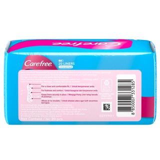 Carefree Unscented Breathable Panty Liners 20s | Shopee