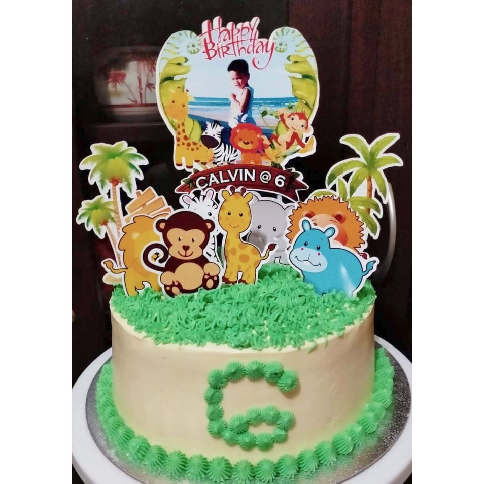 Safari Theme Cake Topper Shopee Philippines