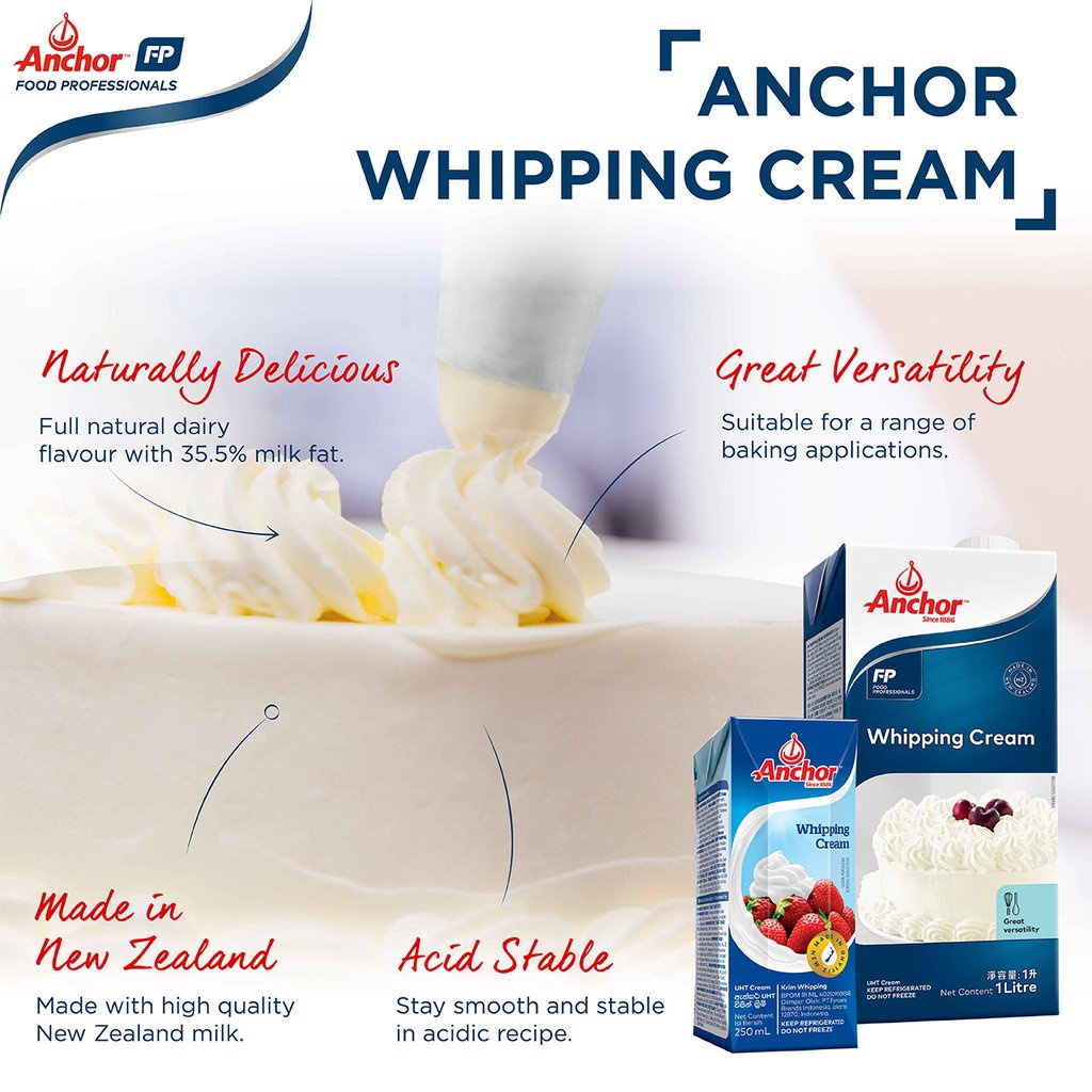 Anchor UHT Whipping Cream (1L) AEOJ Shopee Philippines