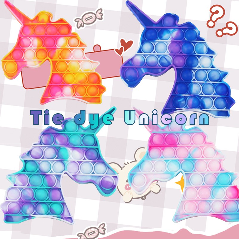 [Tie dye] New Style Pop It Fidget Toy Among Us Fidget toy Set For Kids