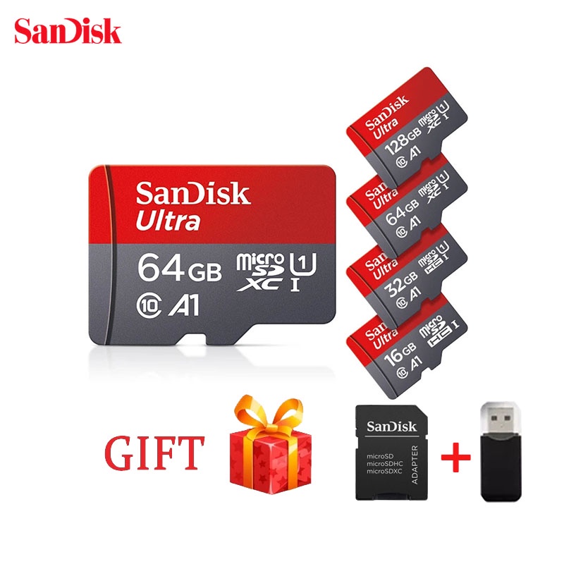Sandisk Ultra 128gb Mini SD Card 256GB 512G 1TB TF Flash Memory 32GB 64GB 128gb Mobile Phone