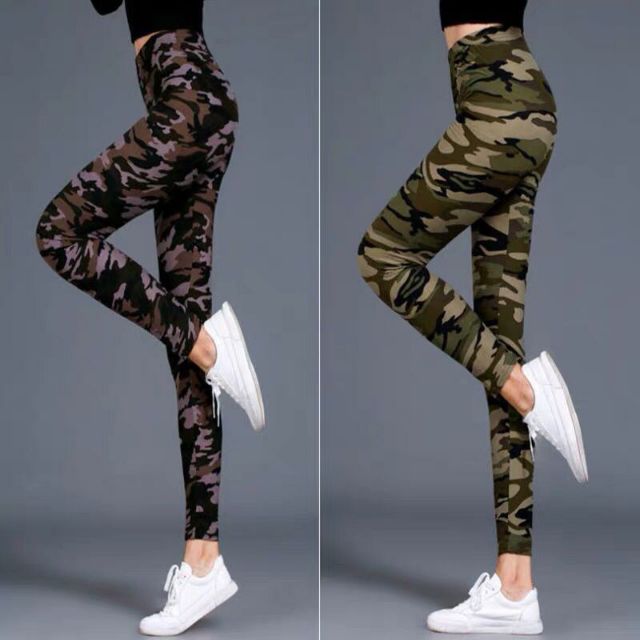 army print pants