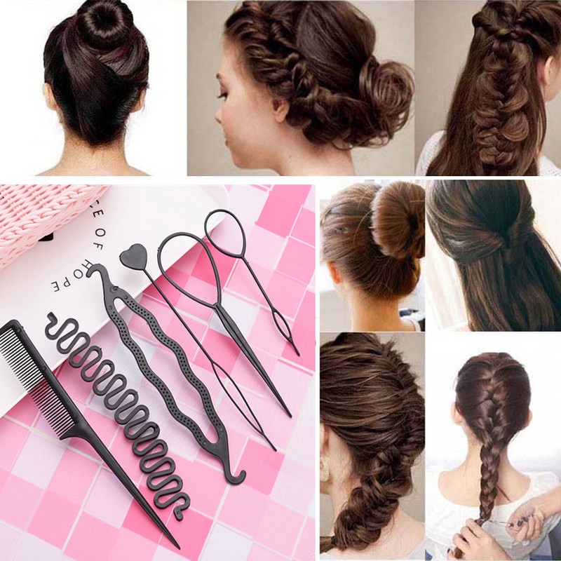 6pcs Girls Diy Hair Braiding Tools For Kids Women Hair Twist Styling Clip Hair Accessories Braider Maker Shopee Philippines